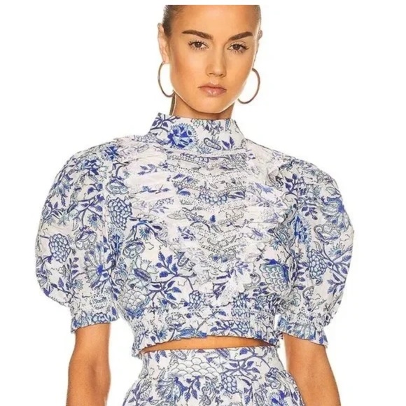 HEMANT & NANDITA Tops - Hemant & Nandita Mala Crop Top